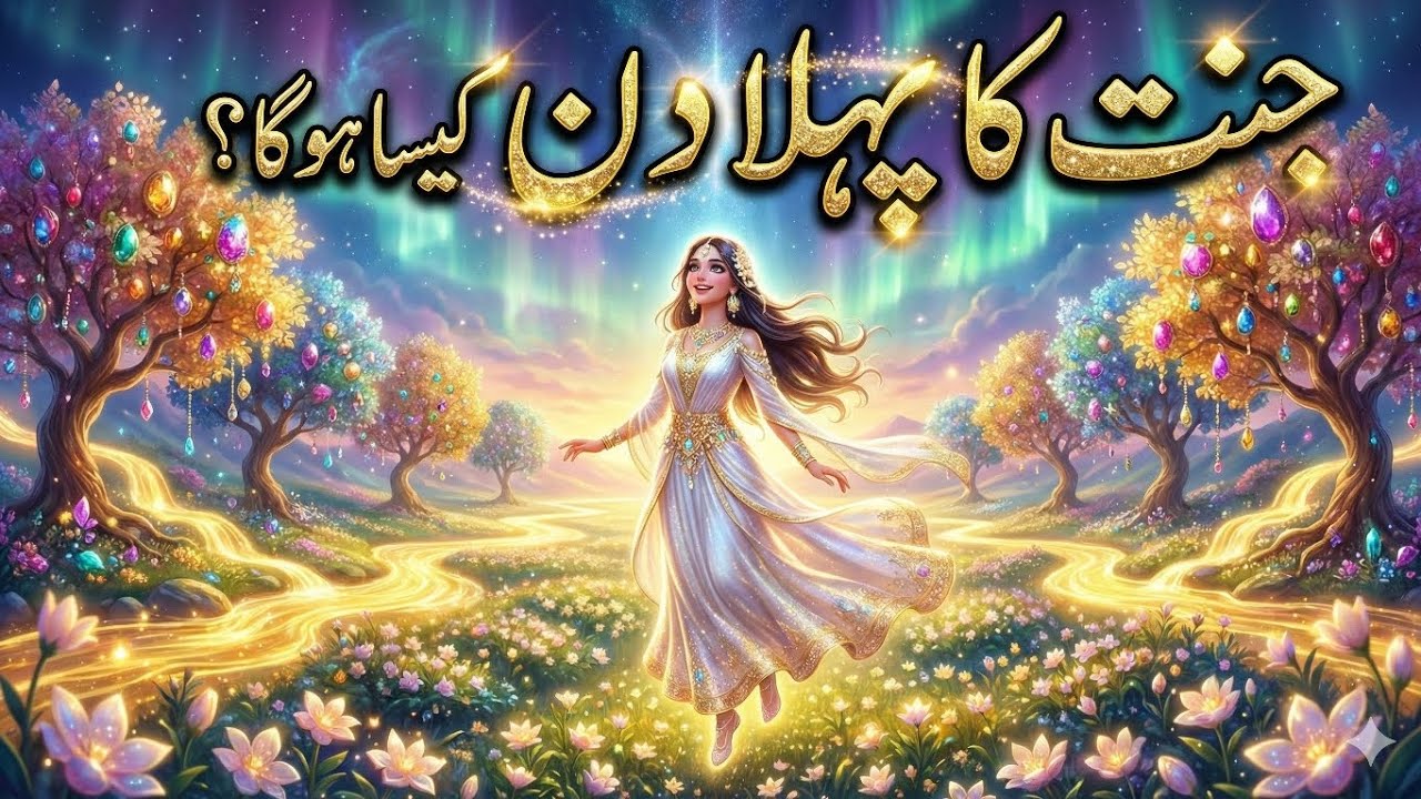 The First Day in Paradise - जन्नत की नेमतें और सुकून | Islamic Story
