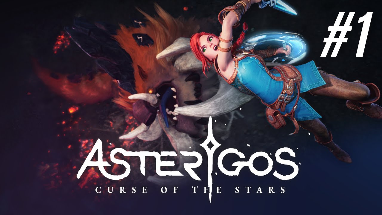 ASTERIGOS: CURSE OF THE STARS/PC GAMEPLAY #1 (GeForce GT 1030/i7-3770 )
