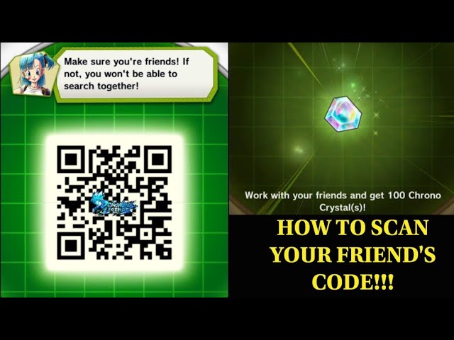 How To Scan Your Friend S Code To Get The Dragon Balls In Dragon Ball Legends Youtube