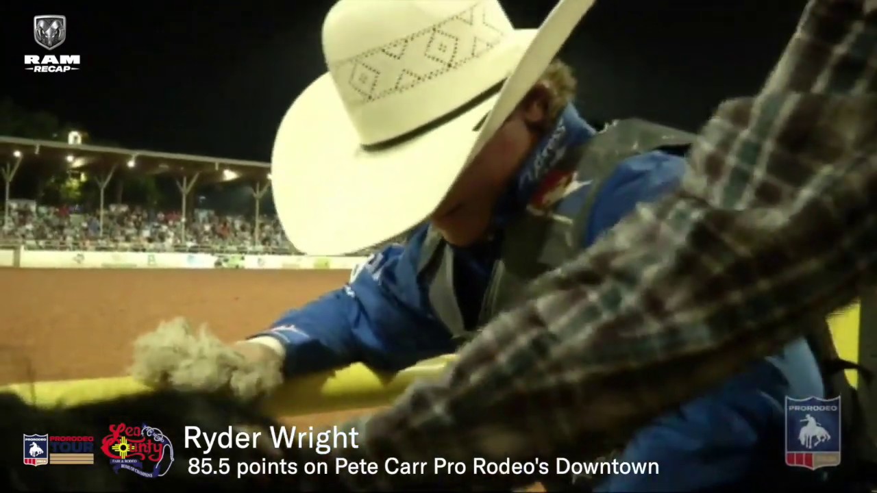 Ryder Wright 2019 Lovington, NM 85.5 points Saddle Bronc Riding