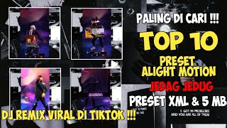 10 PRESET ALIGHT MOTION FF 'Sadboy' Jedag Jedug Terbaru