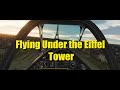 P-51 Mustang Flies Under the Eiffel Tower