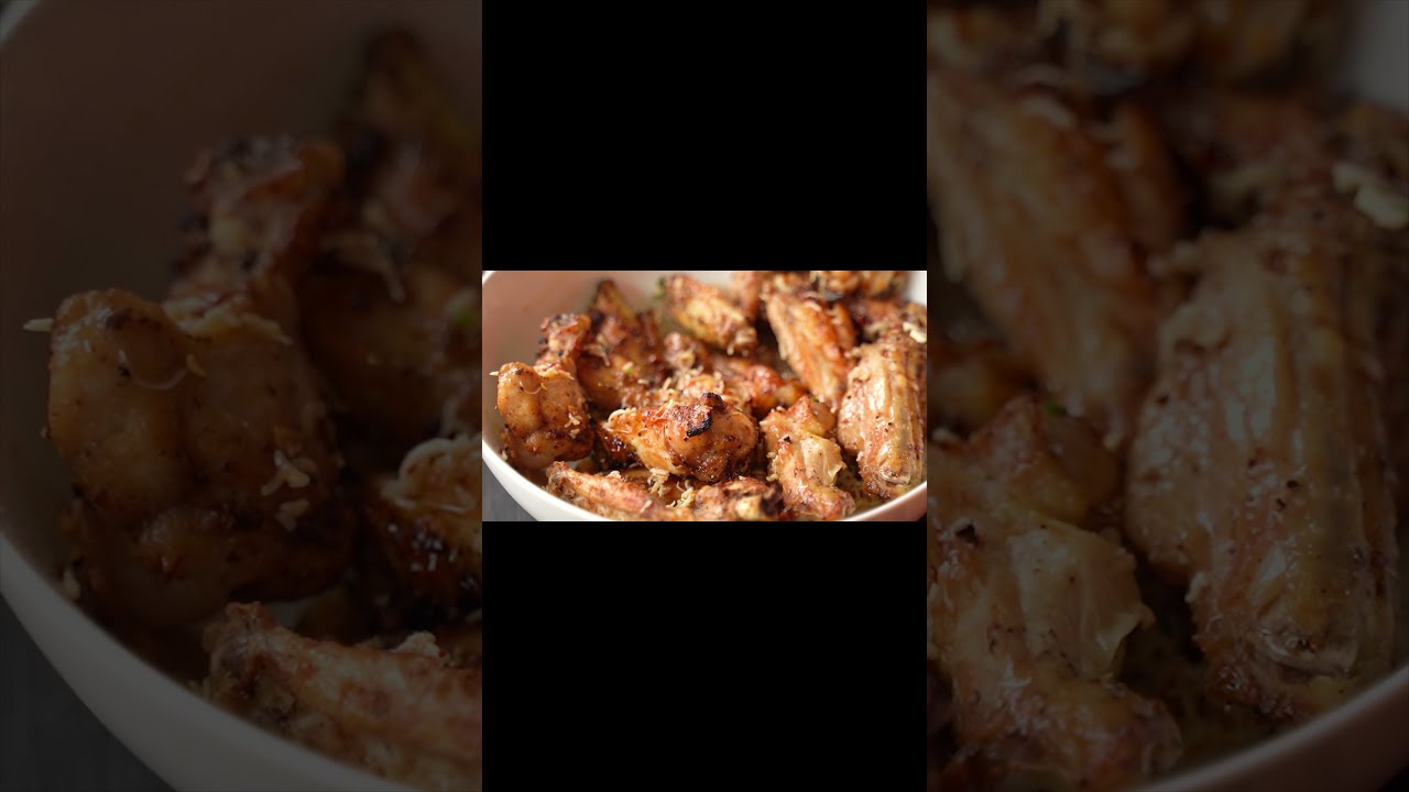 Quick Garlic Parmesan Chicken Wings Recipe Domino's style Spoorthy