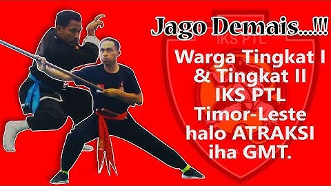 IKS PTL KERA SAKTI. Pertunjukan Jurus Mabuk dan Jurus Toya dari Warga IKS Tingkat I & Tingkat II.