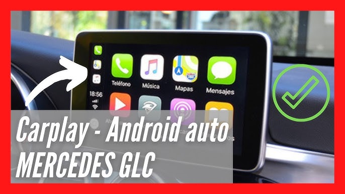 Interface Carplay Android Auto de Mercedes en su pantalla - Madrid