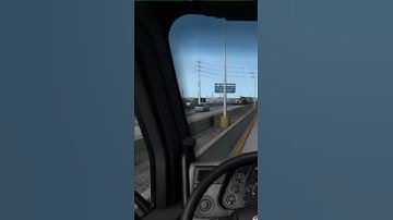 Got a little distracted by the billboard [American Truck Simulator]