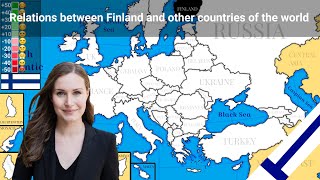 Relations between Finland 🇫🇮 and other countries of the world
