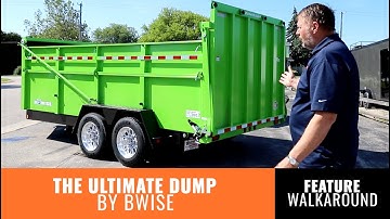 Ultimate Dump Trailer Walkaround | B Wise Dump Trailer Features & Benefits