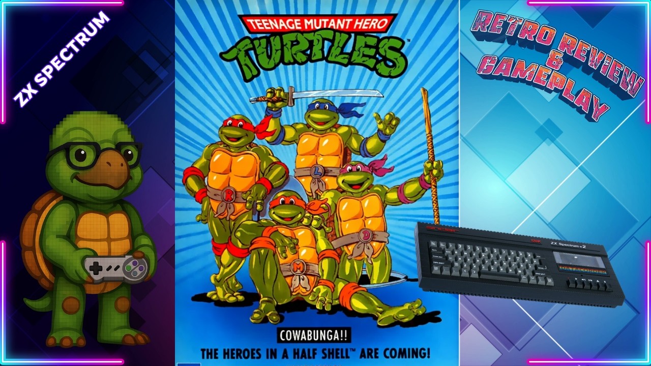 Teenage Mutant Hero Turtles ZX Spectrum Review – The Brutal - YouTube