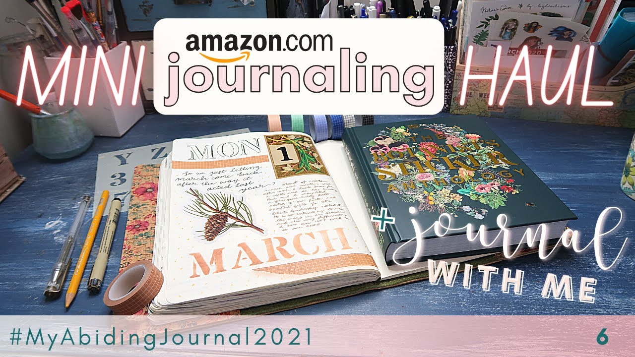 New Amazon Journaling Supplies + Journal With Me // Botanist's Sticker Anthology Flip Through