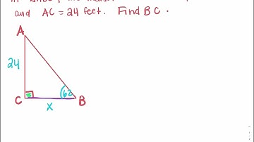 Find adjacent side using tangent