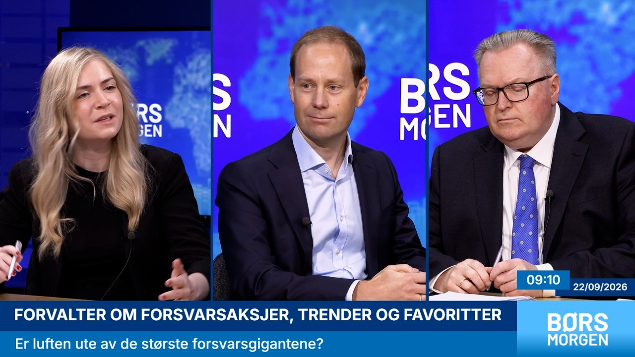 Forvalter om forsvarsaksjer: Er undervannsteknologi sektorens nye kjepphest?