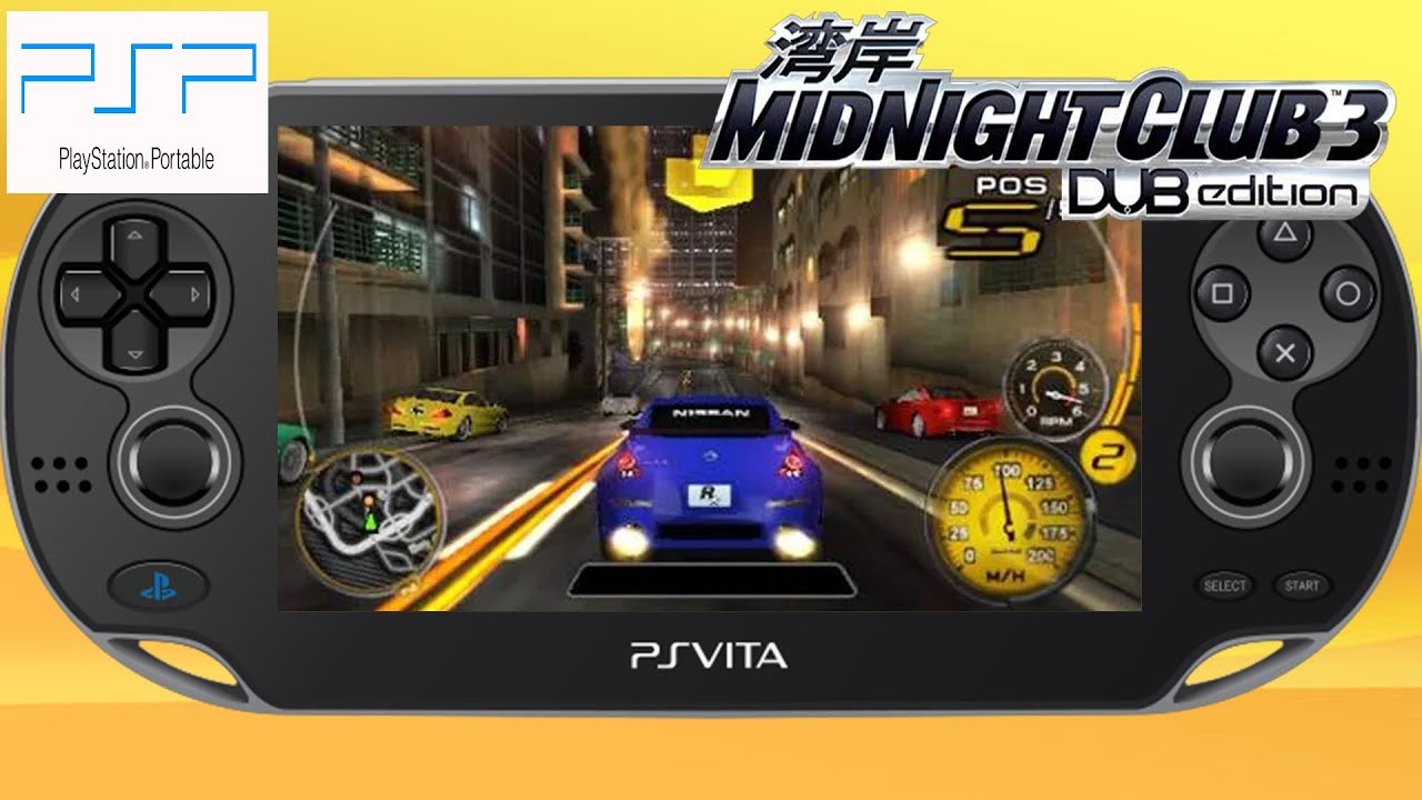 Midnight Club 3 Dub Edition PS Vita | PSP Emulation PS Vita - YouTube