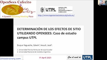 #OpenSees Cafecito 17 April 2021: Determinacion de Los Efectos De Sitio Utilizando OpenSees