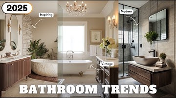 Bathroom Design Ideas 2025 | Stunning Small Bathroom Remodel & Modern Decor Trends