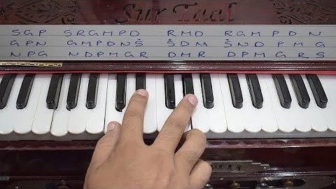 One of the best exercise for fast fingers on harmonium