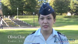 Air Force ROTC Retreat Ceremony 2012