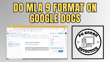 How to Do MLA 9 Format on Google Docs - Simple Steps [2025]