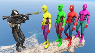GTA 5 Epic Ragdolls | Spider-Man Frees Minions with Lazer Jumps/Funny moments ep.18