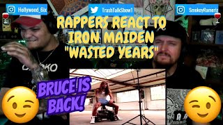 Rappers React To Iron Maiden "Wasted Years"!!!