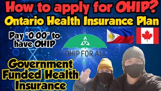 How to apply for OHIP Ontario Health Insurance Plan - Canada - Study in Canada