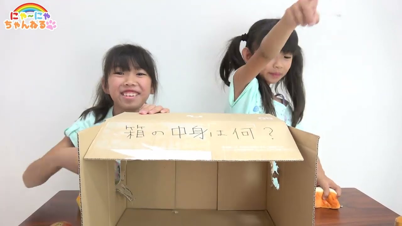 箱の中身 What is inside the cardboard box?☆nya-nya channel - YouTube