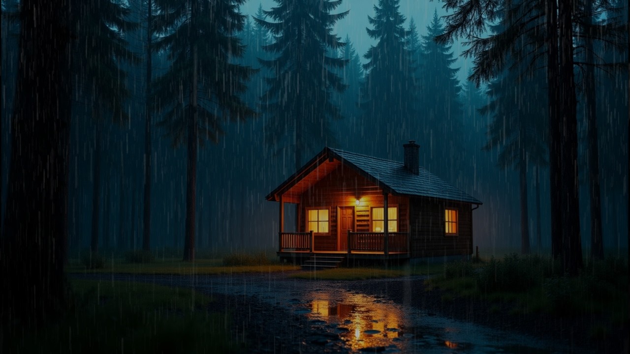 Heavy Rain To Sleep Immediately - ASMR, Rain Sounds For Relaxing Your Mind And Sleep Tonight