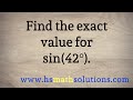Understanding the Sine of 42 Degrees