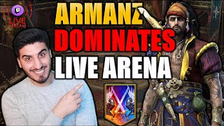 Armanz Destroys Live Arena Meta! Control King! Raid Shadow Legends