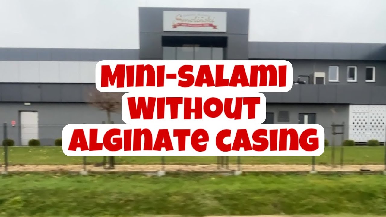 Mini salami without alginate casing, Poland, HydroSpritzRK50U - YouTube