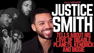 Acting Star Justice Smith Talks Biggie, #KendrickLamar, Digable Planets, If #KanyeWest Is Magical