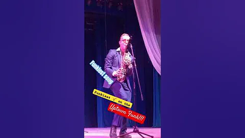 Uptown Funk SAX solo cover 🔥 #event #saxophone #funk #markronson #party #music #jazz #russia #live