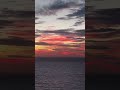 Red Sky Over the Sea | Calm Sunset Mood