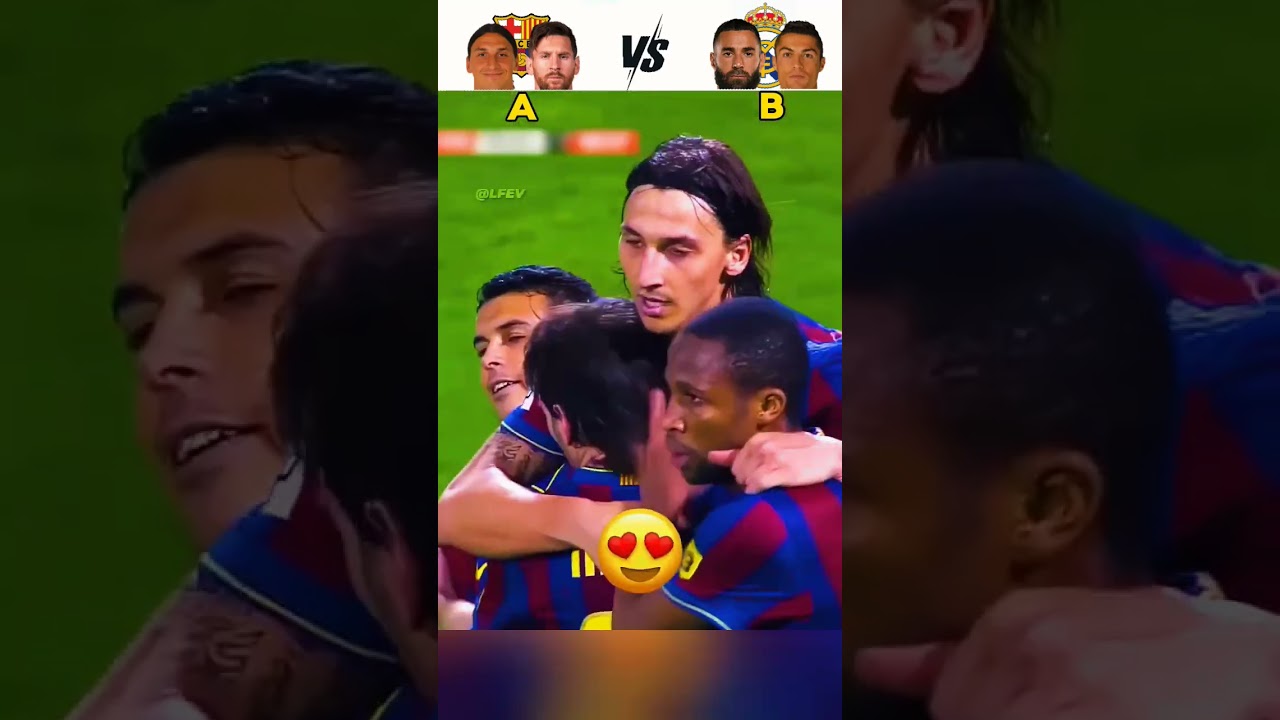 Messi, Ibrahimovic X Benzema Ronaldo true friendship🤩