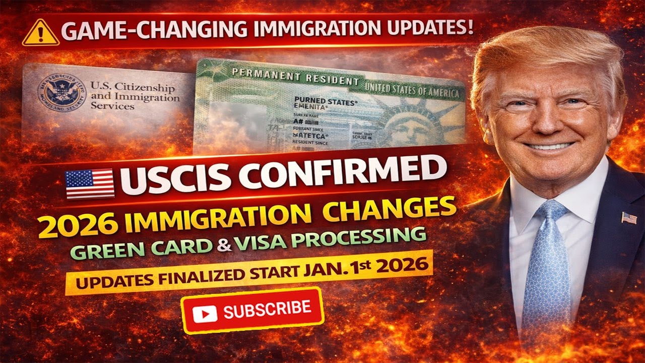 🚨🇺🇸 USCIS 2026 UPDATE BREAKDOWN | Green Card & Visa Processing Reality
