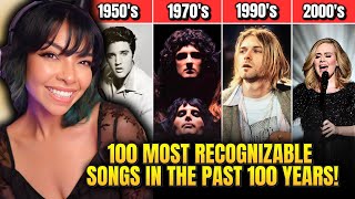 The Most Recognizable Songs from the Last 100 Years !!! | FIRST TIME REACTION