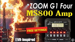ZOOM G1 Four JCM800-Style Tone: EVH-Inspired | G5n, G3n, G3xn, G1x Four