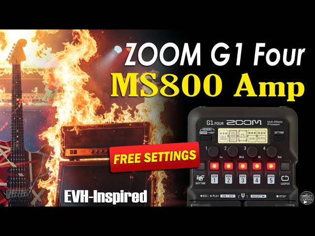 ZOOM G1 Four JCM800-Style Tone: EVH-Inspired | G5n, G3n, G3xn, G1x