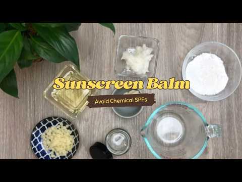Make Your Own Natural Sunscreen Balm