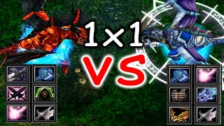 Dragon knight: Frost form VS Dragon knight:  Fire Form full items, Who will win?