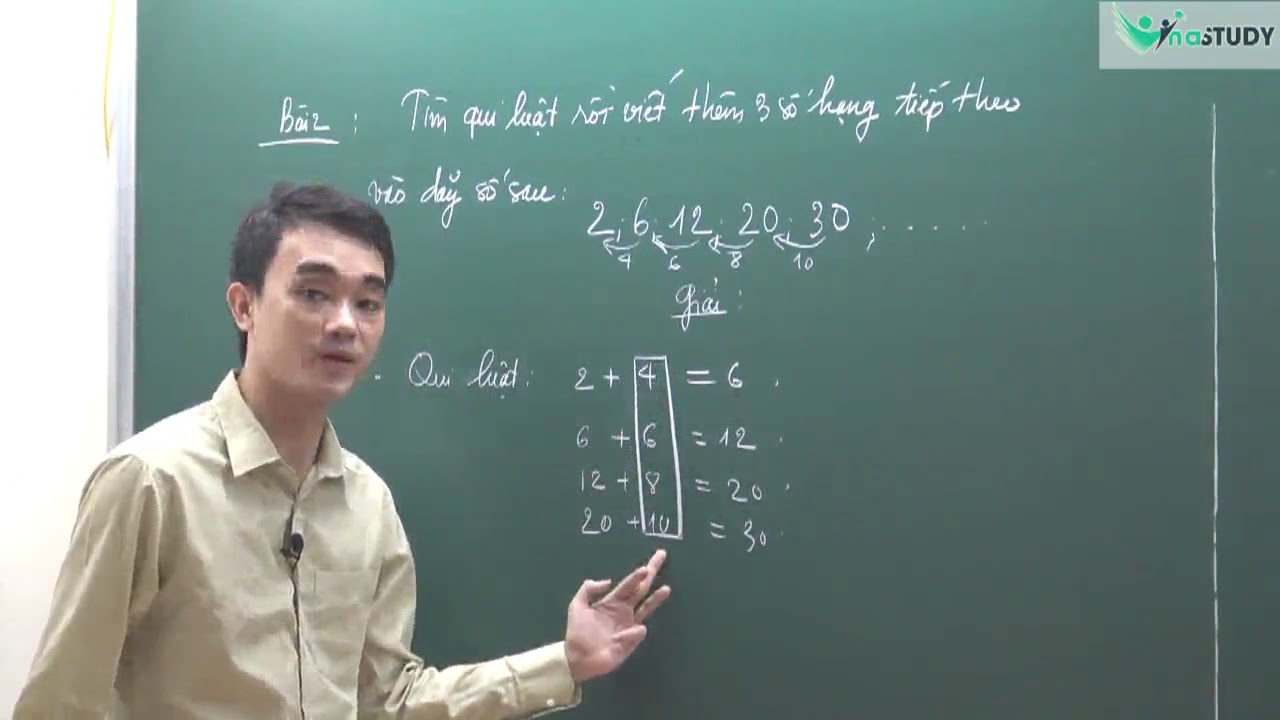 Toán nâng cao lớp 4 - Dãy số viết theo quy luật - thầy... - youtube