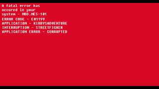 NES Console Death Screen