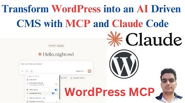 Transform WordPress into an AI Driven CMS with MCP and Claude Code