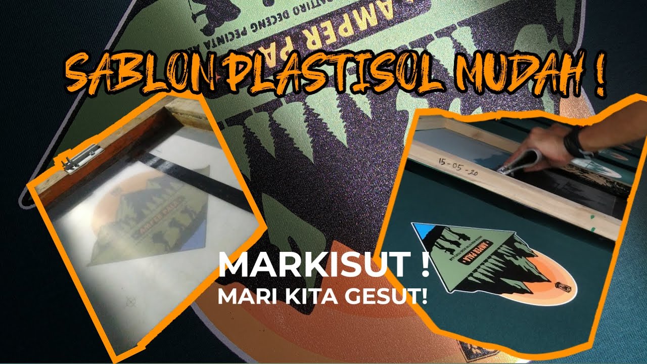  SABLON  KAOS MANUAL PLASTISOL  7 WARNA YouTube