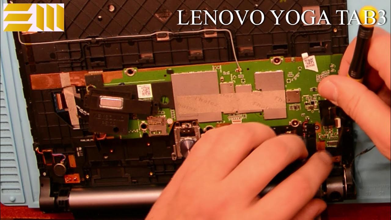 LENOVO YOGA TAB 3 (yt3x50f) DISASSEMBLY, charging port replacement
