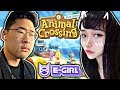 ANIMAL CROSSING WITH E-GIRL | PeterParkTV Animal Crossing Highlights