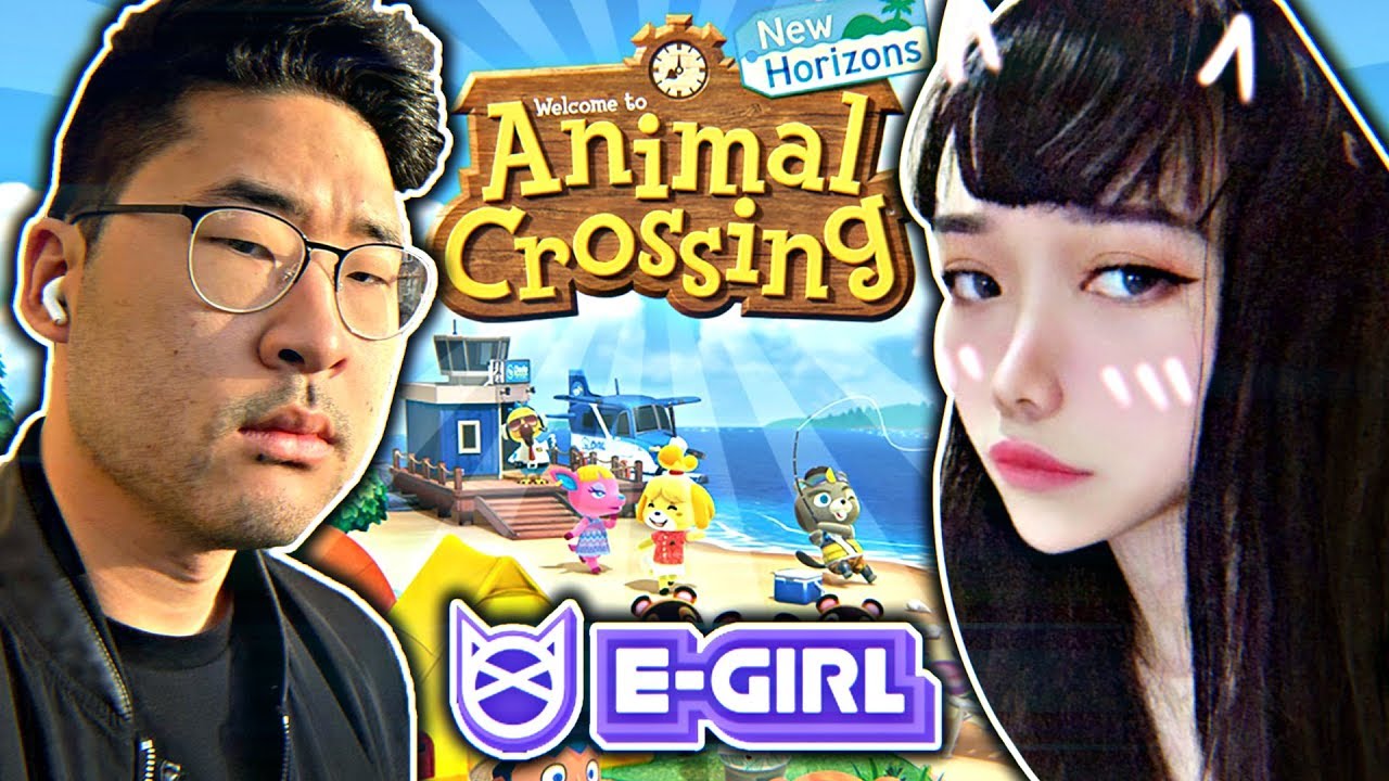 ANIMAL CROSSING WITH E-GIRL | PeterParkTV Animal Crossing Highlights