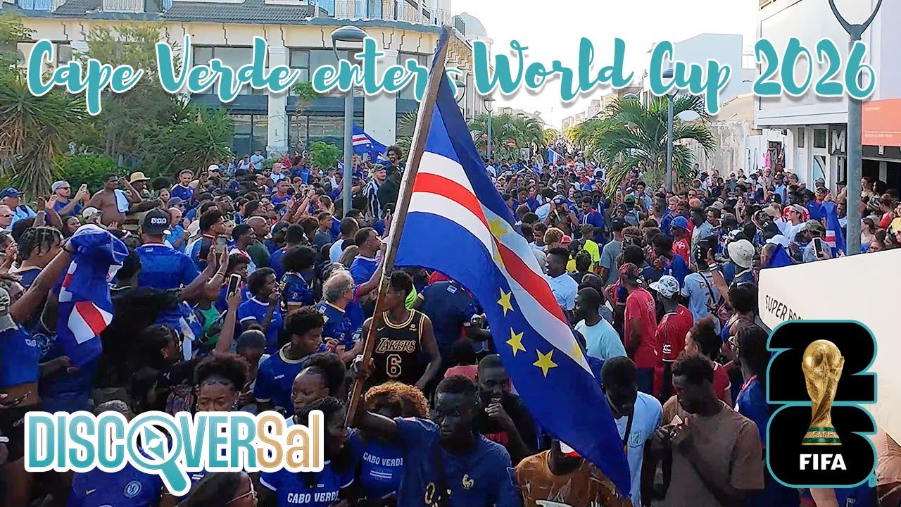 День, когда Кабо-Верде вошло в историю | Торжества по случаю квалификации чемпионата мира в Санта...