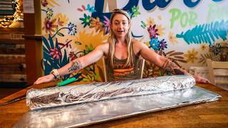 Trying To Join The Leaderboard Against The Massive 6lb Badass Burrito Challenge at Mexigo!