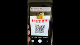 How to Share Wifi Network with QR CODE - EASY with iPhone! screenshot 5